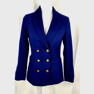 H&M Navy Double Breasted Blazer Size 4